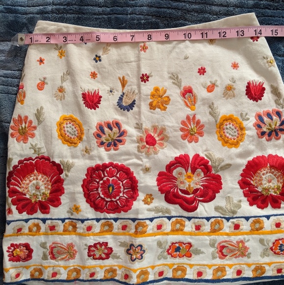 Floral mini skirt - Picture 3 of 5